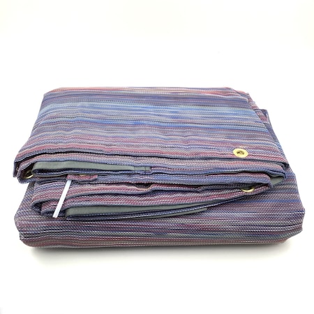 Donovan Tarp, Multi-Colored Pvc Mesh, 7 Ft 6 In. X 28 Ft 1801750